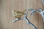 17x5.5x22" Metal Branch Wall Sculptures with Bird Accents