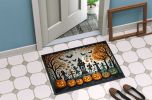 NEW Papel Picado Skeletons Spooky Halloween Doormat Front Door Mat Indoor Outdoor Rugs for Entryway, Non Slip Washable Low Pile, 18H X 27W