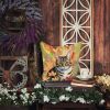 California Spangled Cat in Fall Leaves Throw Pillow Machine Washable, Indoor Outdoor Decorative Pillow for Couch, Bed or Patio, 18Hx18W