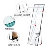 Aluminum alloy metal frame wall-mounted full-length mirror, Bathroom vanity mirror, bedroom porch, decorative mirror, clothing store