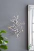 17x5.5x22" Metal Branch Wall Sculptures with Bird Accents