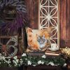 Australian Mist Cat in Fall Leaves Throw Pillow Machine Washable, Indoor Outdoor Decorative Pillow for Couch, Bed or Patio, 14Hx14W