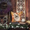 Ragdoll Cat in Fall Leaves Throw Pillow Machine Washable, Indoor Outdoor Decorative Pillow for Couch, Bed or Patio, 14Hx14W
