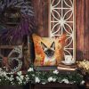 Siamese Cat in Fall Leaves Throw Pillow Machine Washable, Indoor Outdoor Decorative Pillow for Couch, Bed or Patio, 14Hx14W